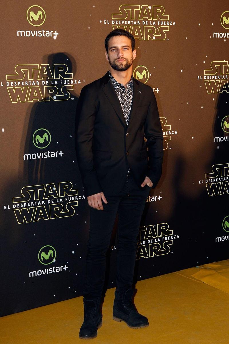 Jesús Castro en el estreno en Madrid de 'Star Wars: El despertar de la Fuerza'