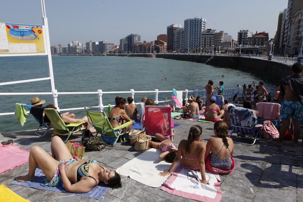 Ola de calor en Asturias