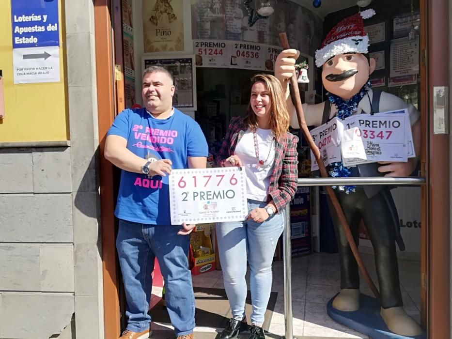 Premiados del Sorteo del Niño en la provincia de Las Palmas