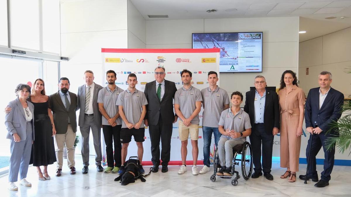 Presentación de los deportistas paralímpicos andaluces preseleccionados para París 2024