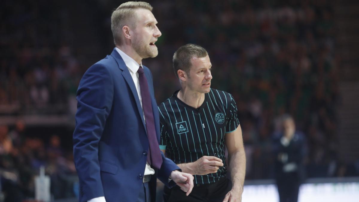 Tuomas Iisalo, durante el partido del viernes contra el Unicaja