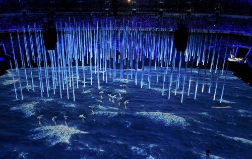 Ceremonia de clausura de los Juegos de Invierno de Sochi.