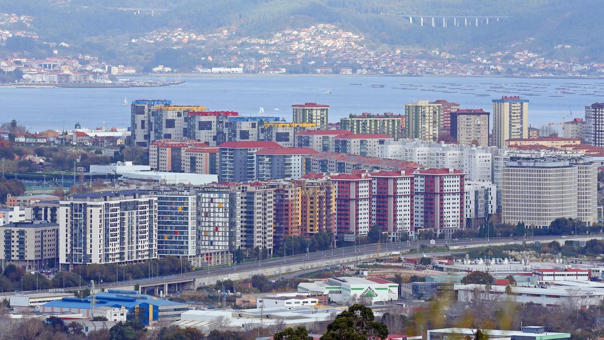 Vista general del PAU de Navia en Vigo