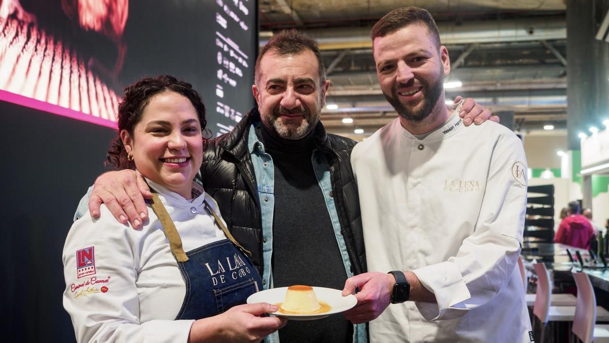 El flan de La Leña de Cobo, el mejor de esta edición de Madrid Fusión.