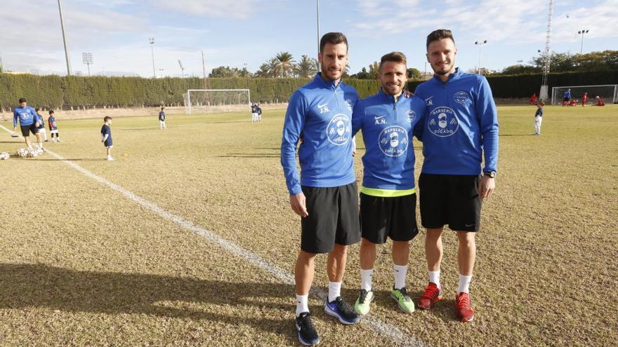 Los hermanos Ñíguez esta mañana en la apertura del campus