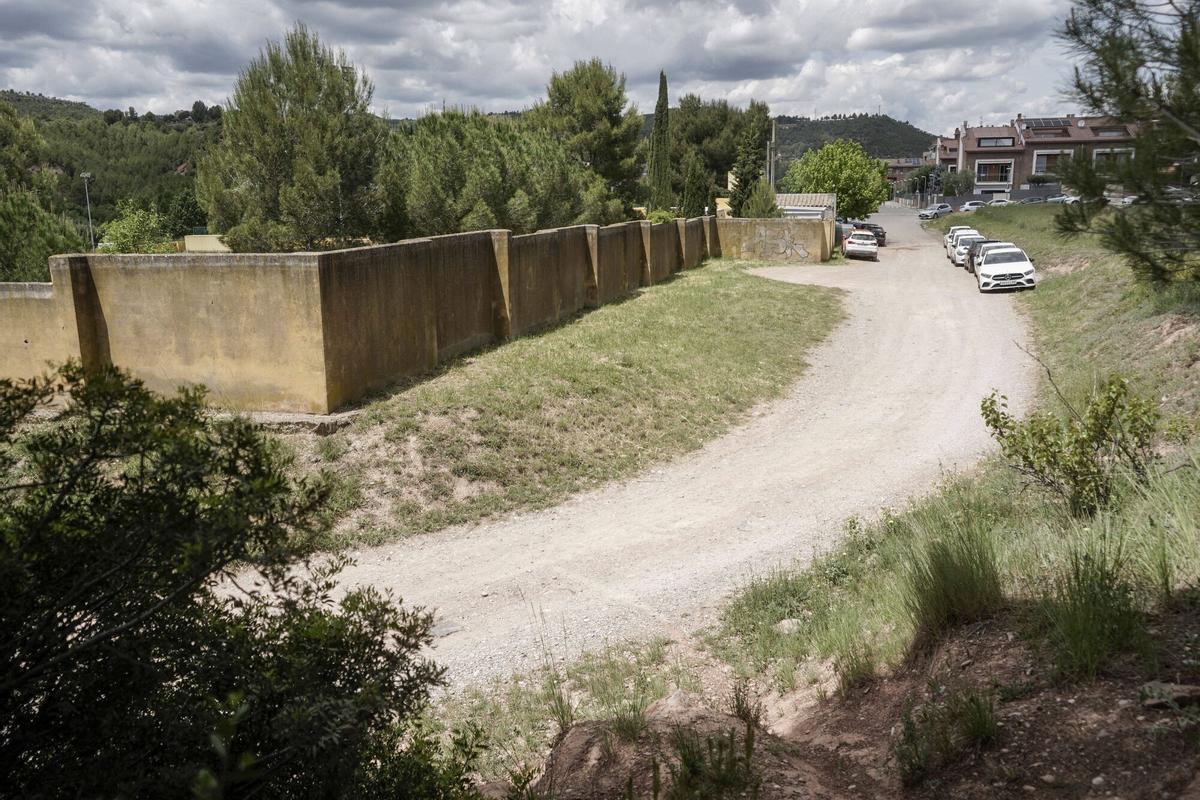 Imatge de la Font, a Callús, on es vol fer una nova zona verda