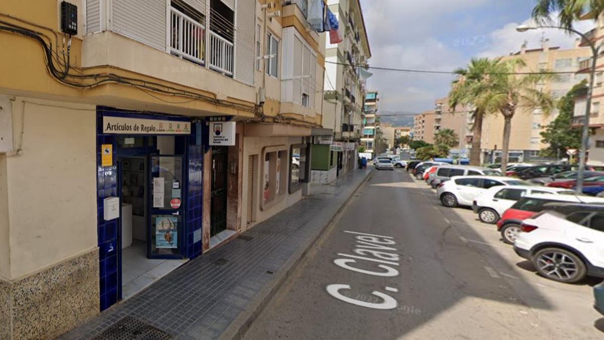 Despacho de lotería de la calle Clavel, en Vélez.