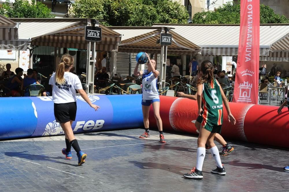 Baloncesto 3x3 en la Plaza Belluga