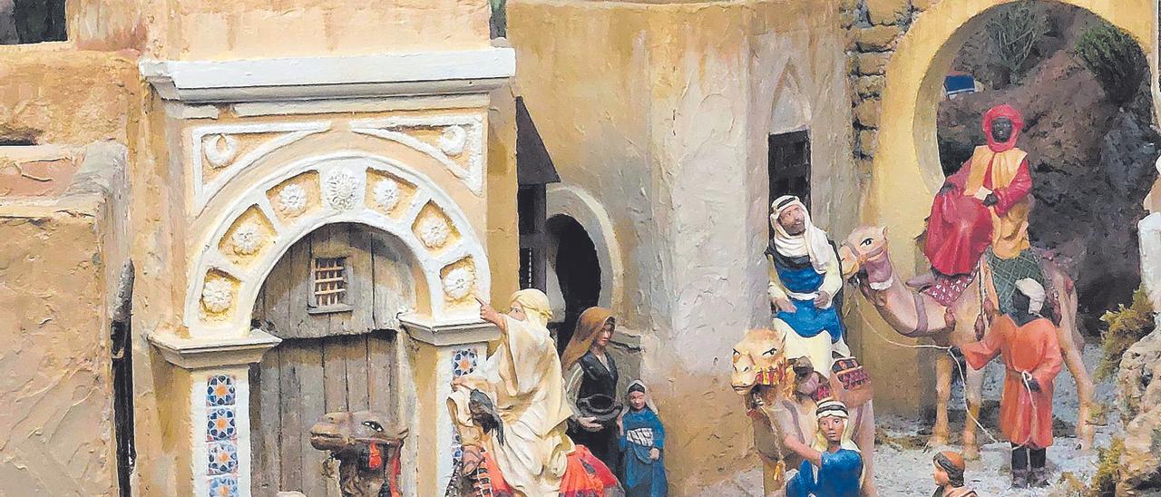Entrada de los Reyes Magos a Belén, según la interpretación de July González y Pedro Armas.