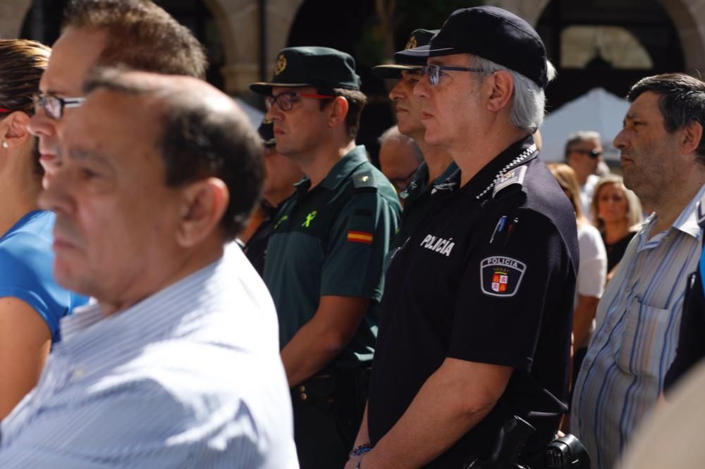 Concentraciones atentado de Barcelona en Zamora