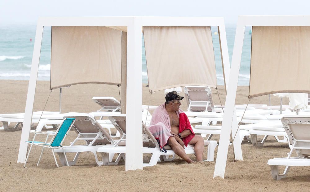 Tromba para recibir a los turistas