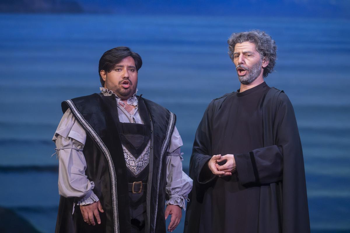 Ensayo general de Simón Boccanegra, tercer título de la 59º temporada de ópera de Las Palmas de Gran Canaria