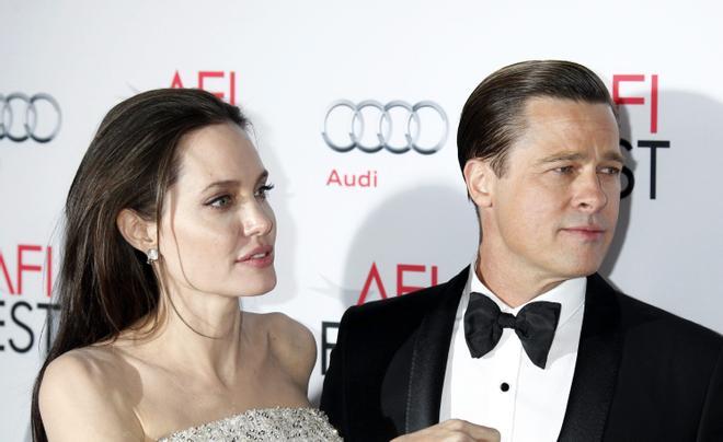 Imagen de archivo de Angelina Jolie y Brad Pitt de cuando eran pareja.