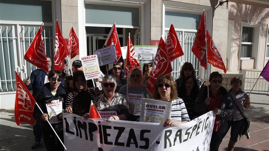 La huelga de limpiadoras continúa en Castellón