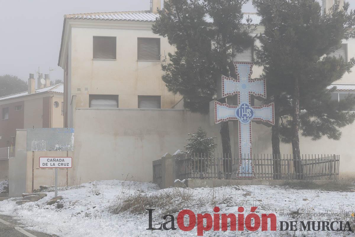 Descubre la última nevada del invierno en las proximidades de Revolcadores en Moratalla