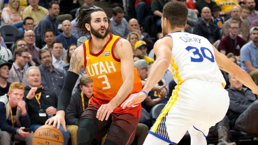 Ricky Rubio en uno de sus últimos partidos.