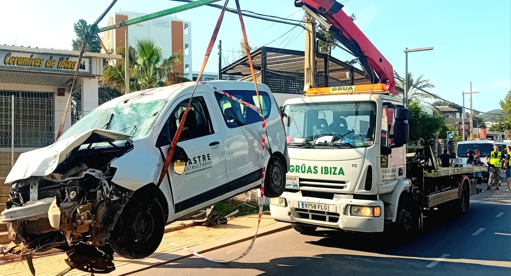 Todas las imágenes del atropello mortal en Cala de Bou