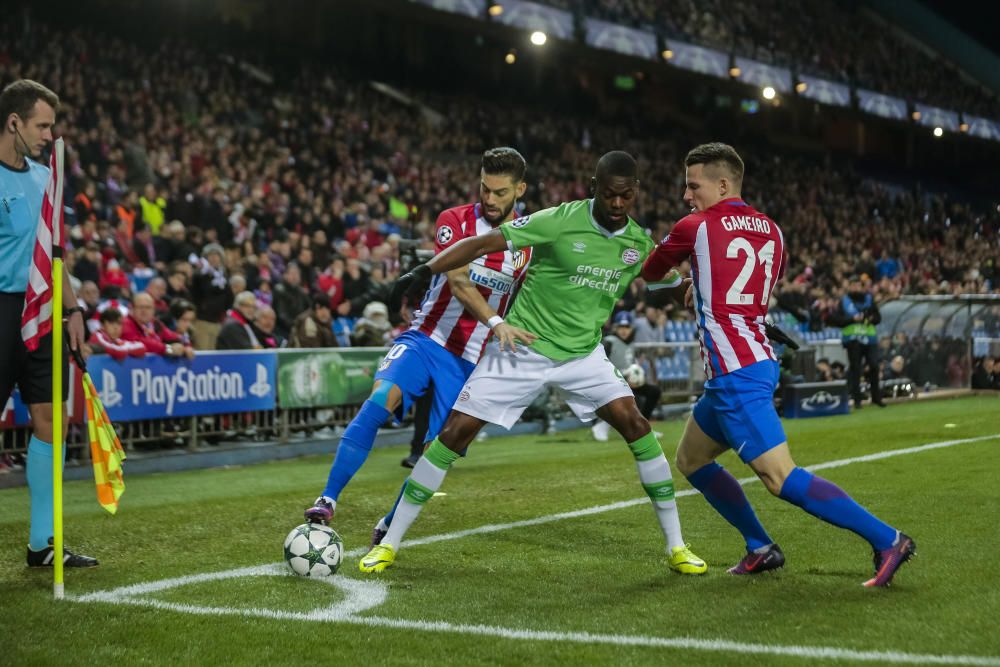 Imágenes del partido entre Atlético y PSV.