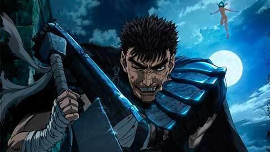 Gatsu en el anime &quot;Berserk&quot; de 2016.