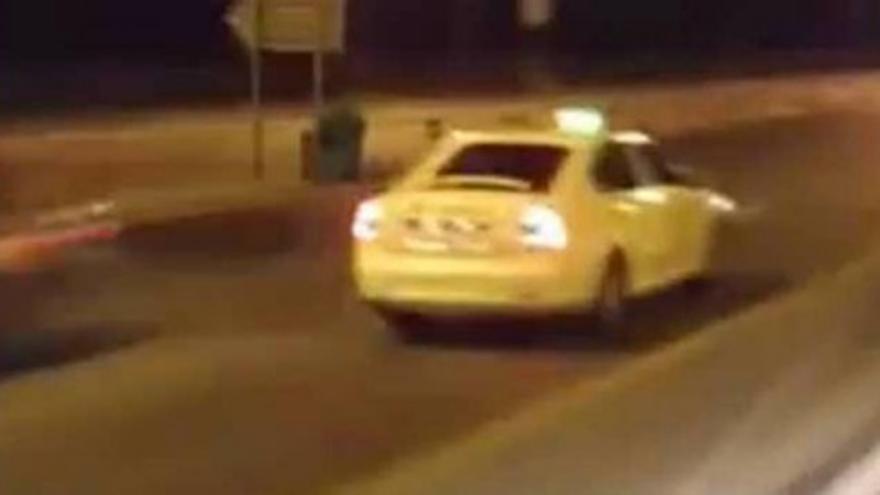 Un taxista kamikaze siembra el pánico en Madrid