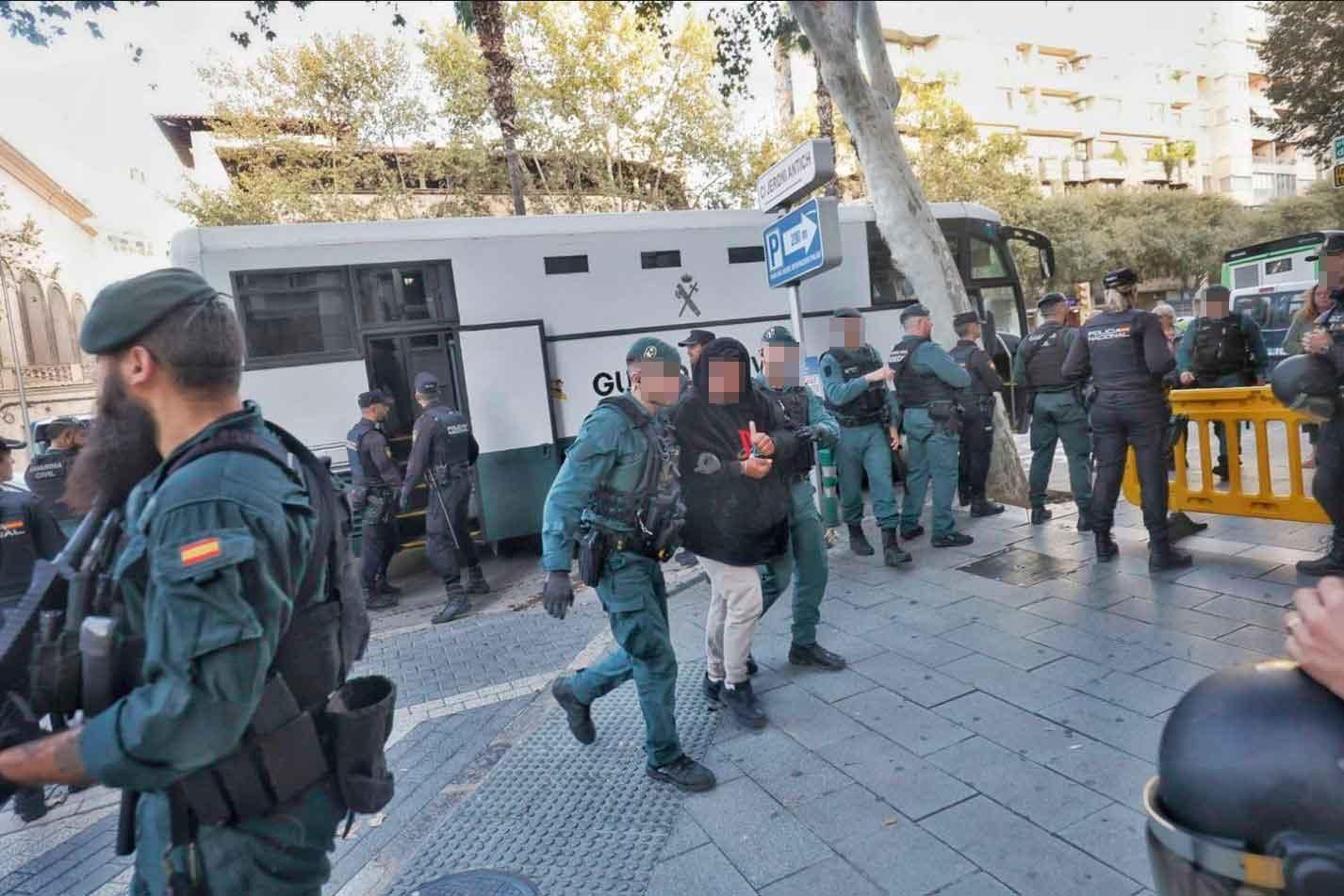 Los detenidos en la operación Gambito de dama, ante el juez