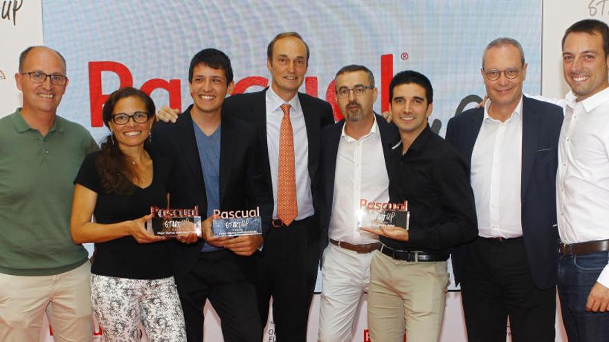 Los ganadores de los Premios Calidad Pascual Startup.