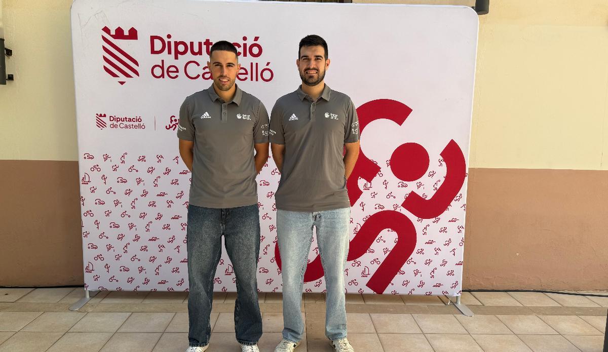 Gimeno i Pablo, representants dels equips d'escala i corda.