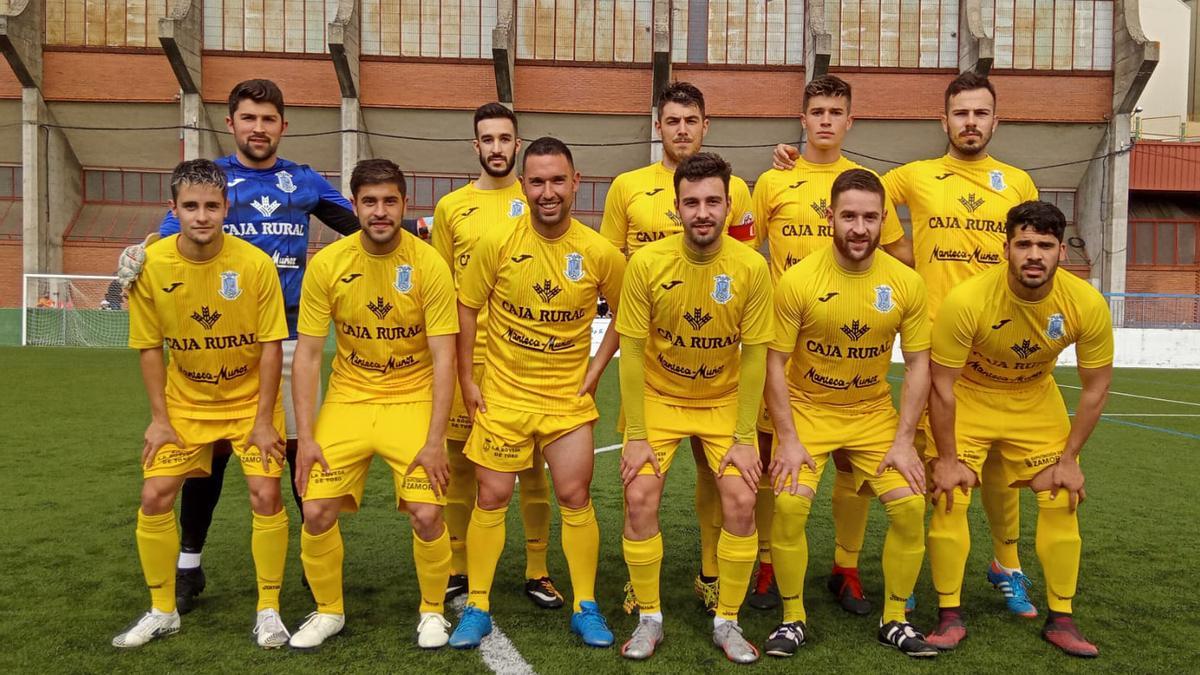 Once inicial de la UD Bovedana el pasado curso.