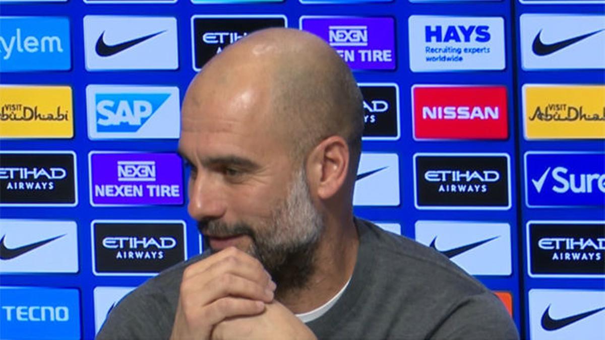 Guardiola: "Tranquilos que no voy a mandar a nadie a espiar"