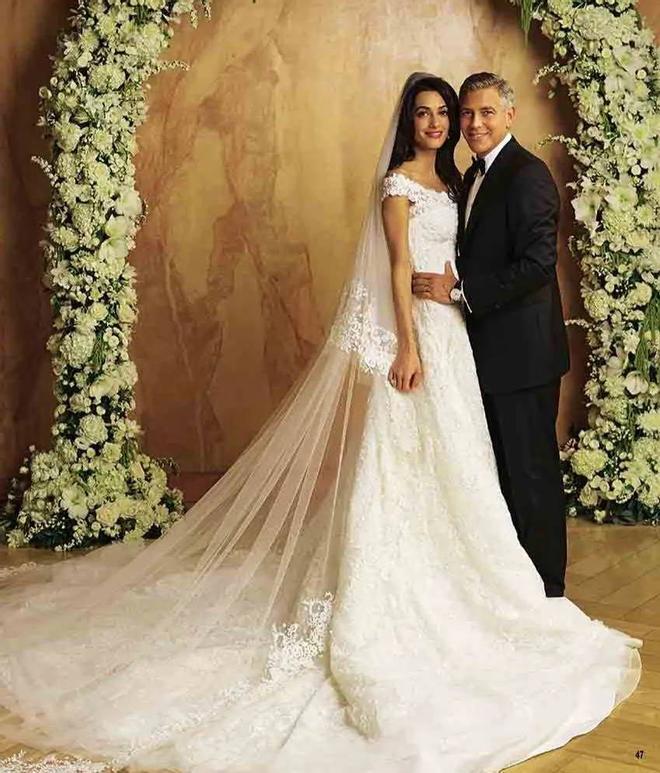 Amal Clooney el día de su boda