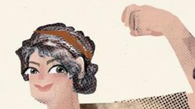 Il·lustració de Mary Wollstonecraft al calendari. | Laura Romero Pereira