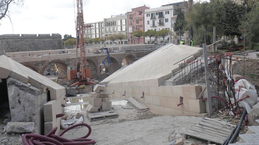 Los siete arcos del antiguo puente de la Porta del Camp ya están restaurados