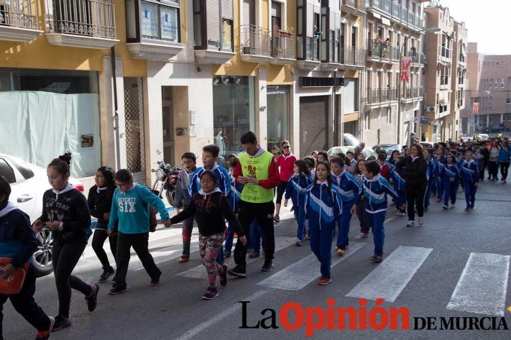 Marcha en el Día del Cáncer Infantil en Caravaca