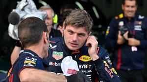 Max Verstappen, tras la clasificación en Bélgica