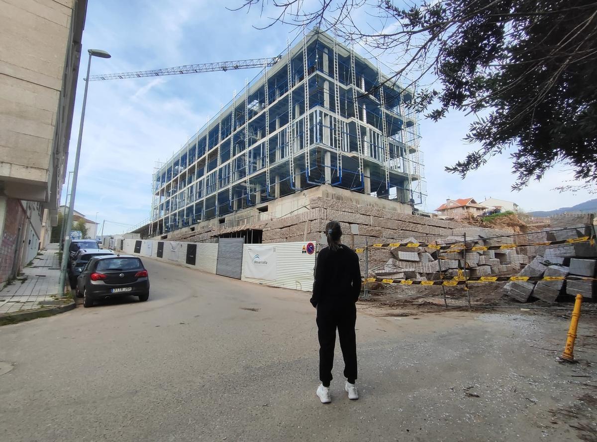 Construcción de un edificio de viviendas en Redondela