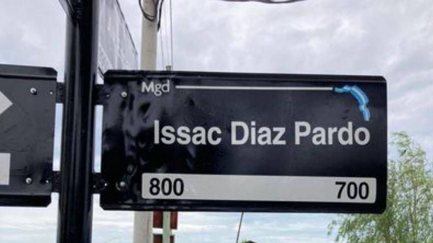 Díaz Pardo ya cuenta con una calle a su nombre en Magdalena, en Argentina