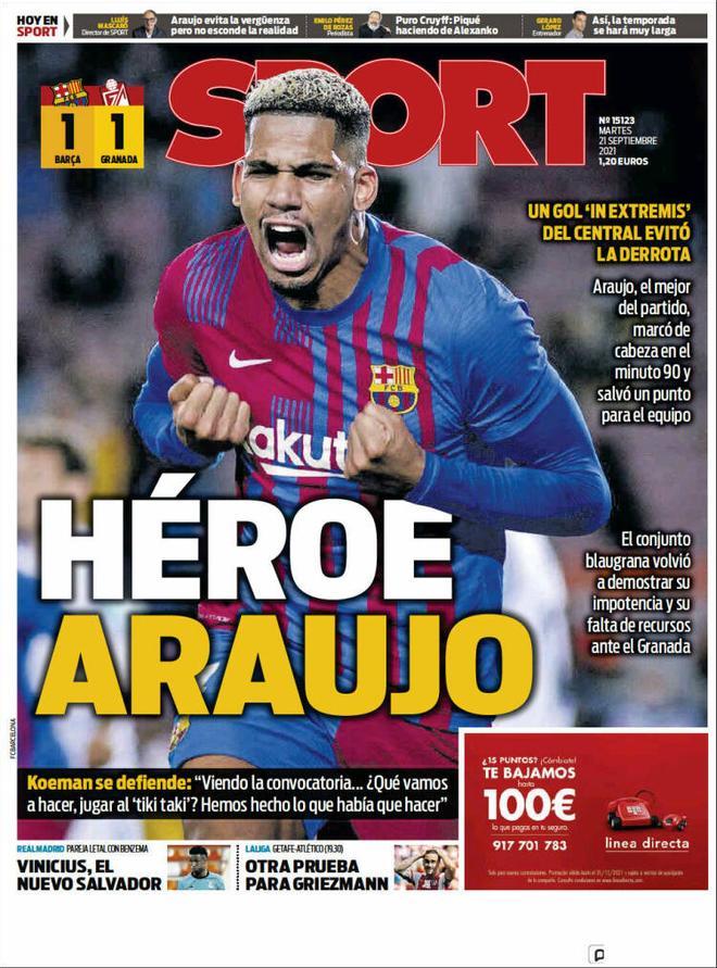 Las portadas de la prensa deportiva de hoy