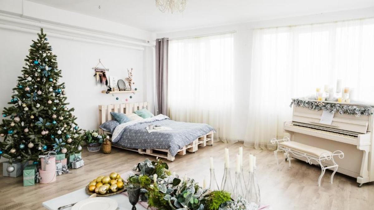 Decoración navideña para la habitación