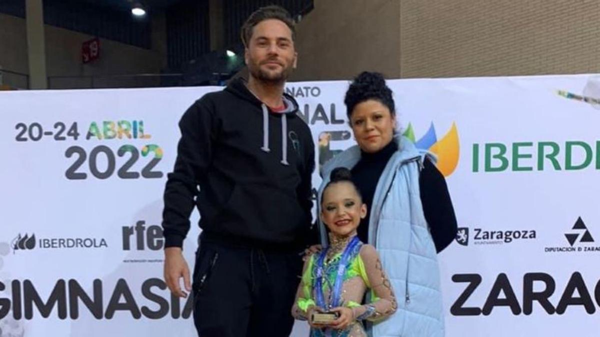 Enma Rodríguez, ganadora del oro en el Campeonato Nacional de Base.