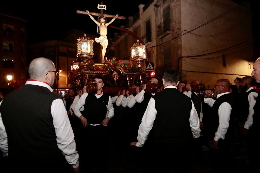 Imágenes del encuentro de las tres imágenes de la Archicofradía del Cristo de la Sangre de Lorca