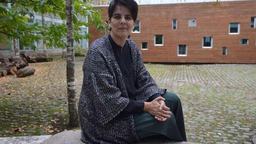 Silvia García, profesora del departamento de Pintura, encabezó Bellas Artes desde 2015. // Gustavo Santos