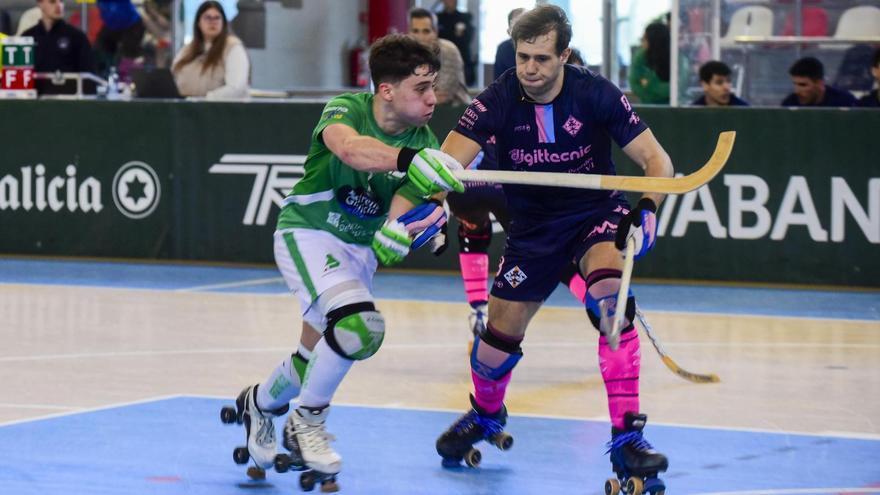 Jacobo Copa, ante el Vilafranca.