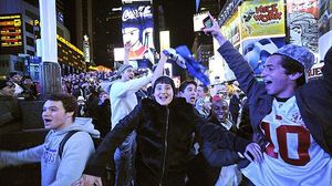 Nova York vibra amb la victòria dels Giants a la Super Bowl.