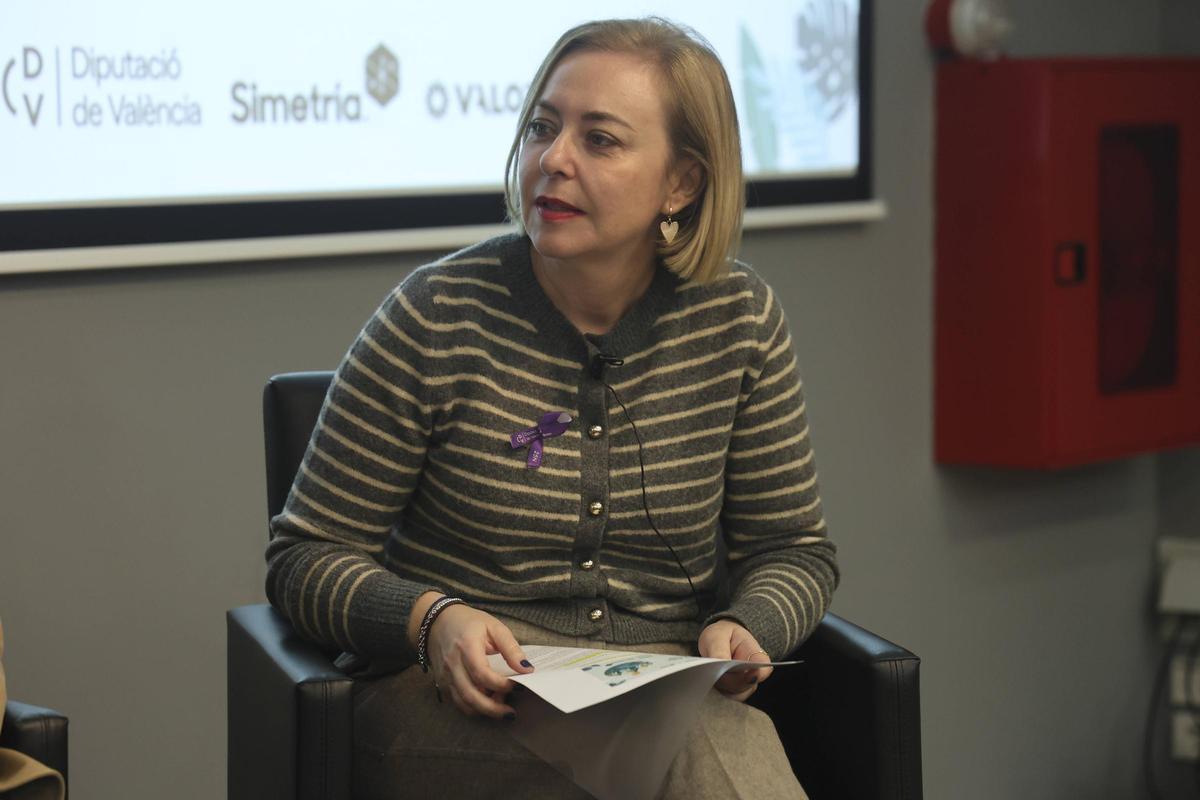 La vicepresidenta de la Diputació de València y presidenta de Egevasa, Natalia Enguix.