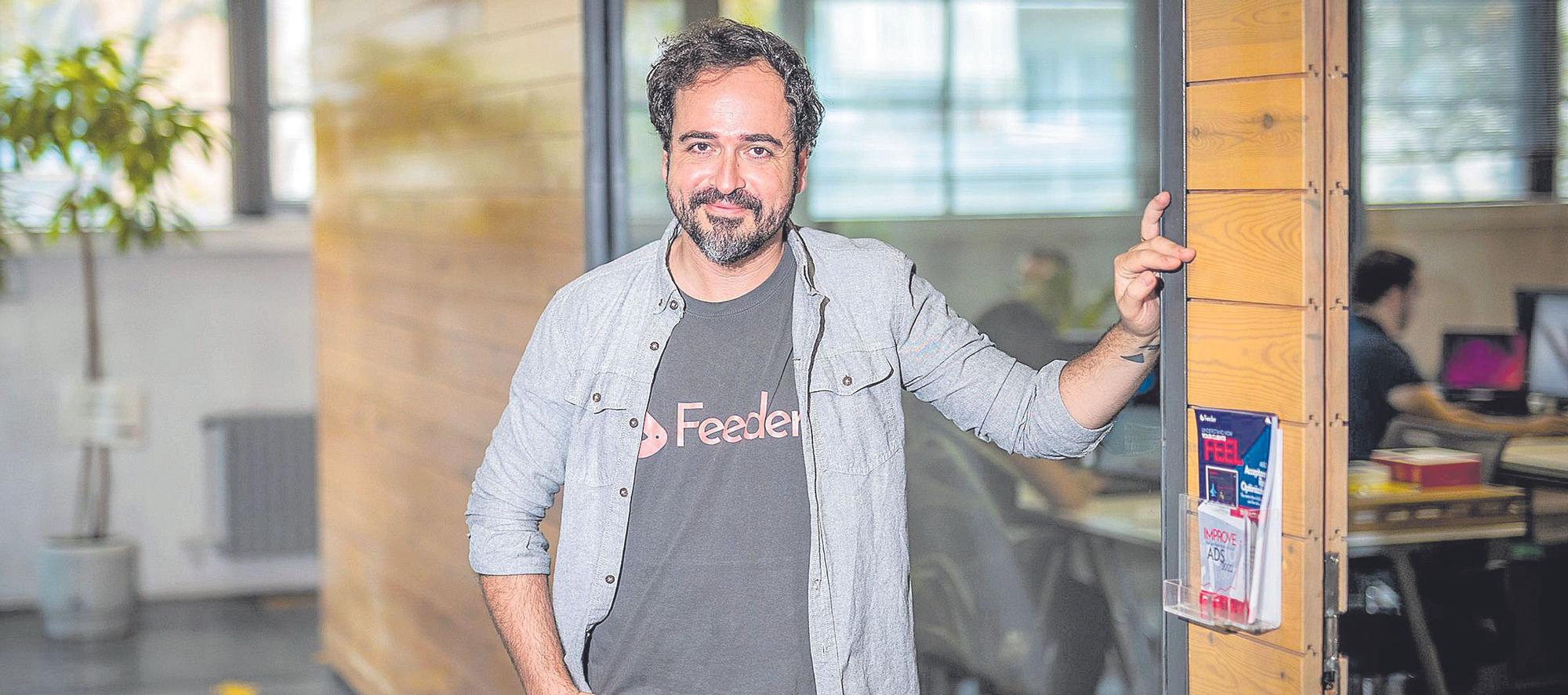 El cofundador de Feeder, Pablo Filomeno
