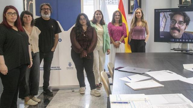 Jurado del Premio Castelao de Banda Deseñada de A Coruña. |