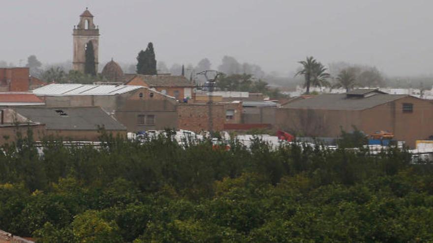 El temporal ha azotado intensamente los municipios de la Ribera durante el día de hoy.