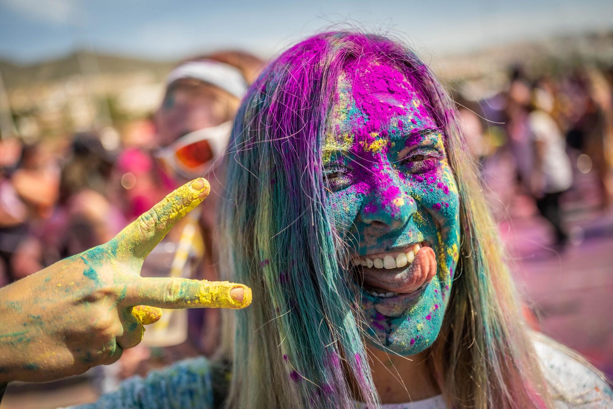 Celebración del Holi en Adeje