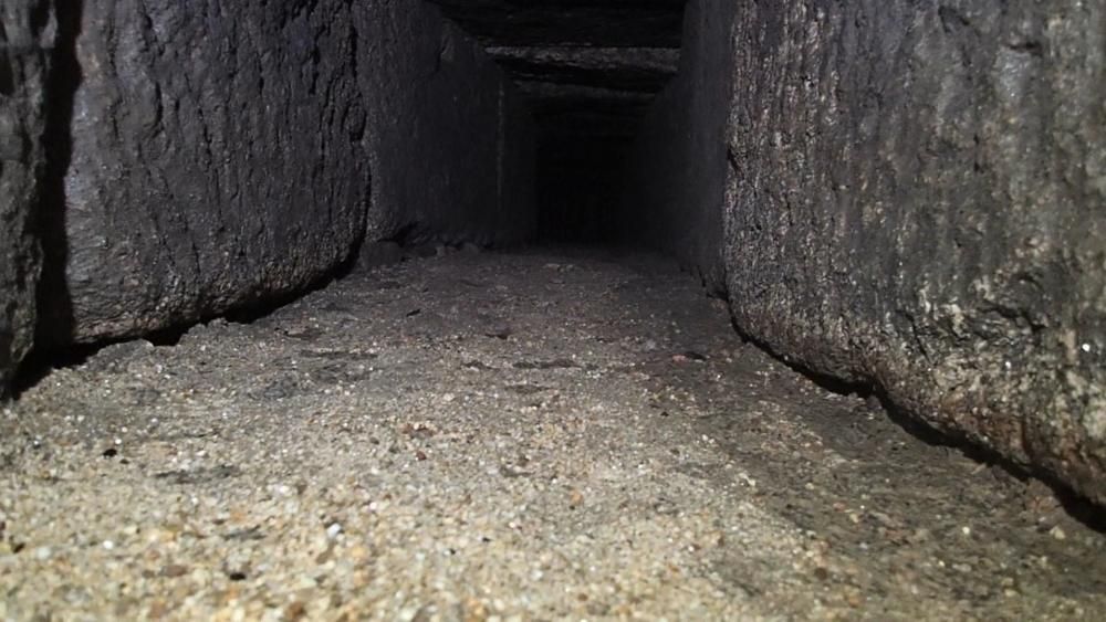 Un túnel en el centro de Vigo: la galería del castillo de San Sebastián