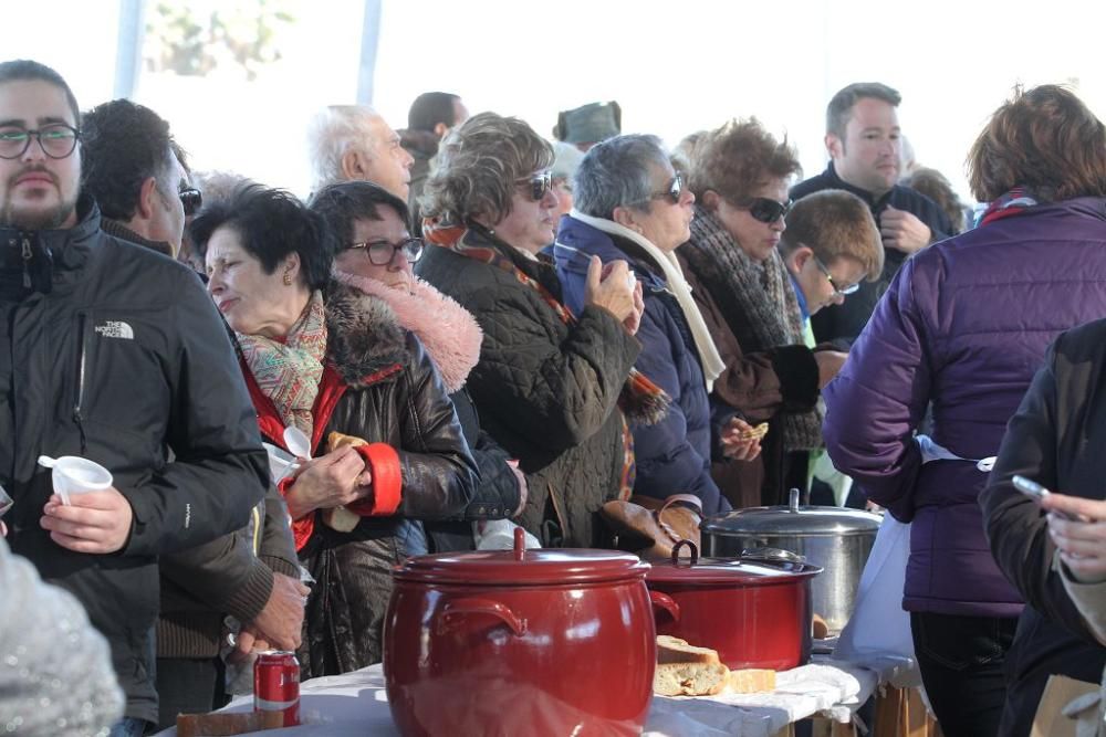 Degustación de pelotas por el Día de San Fulgencio en Pozo Estrecho